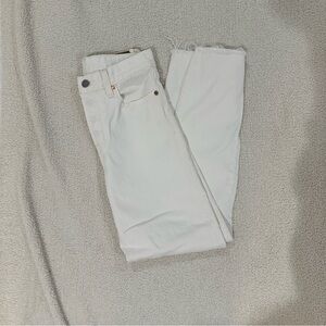 Levi’s wedgie white jean 25